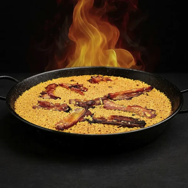 Arroz de costillas La Casa de las Brasas