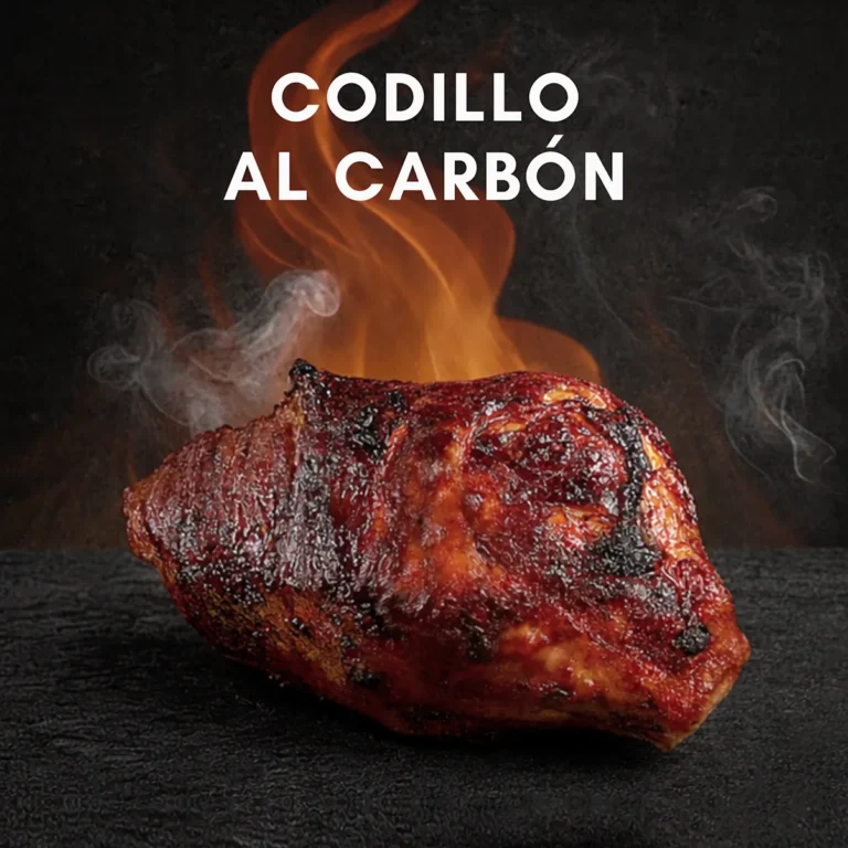 Codillo al carbón Producto quinta gama de elaboración propia de La Casa de las Brasas