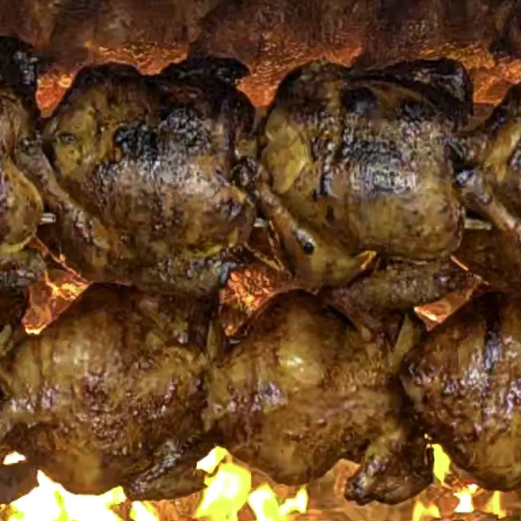 Pollos asados al carbón- Peruañol