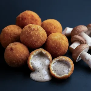 Croquetas caseras de boletus