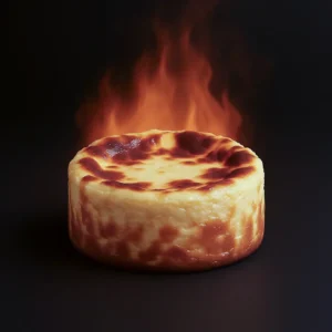 Tarta de queso La Casa de las brasas